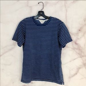 Rag & Bone Striped Tee Medium Blue Stripe